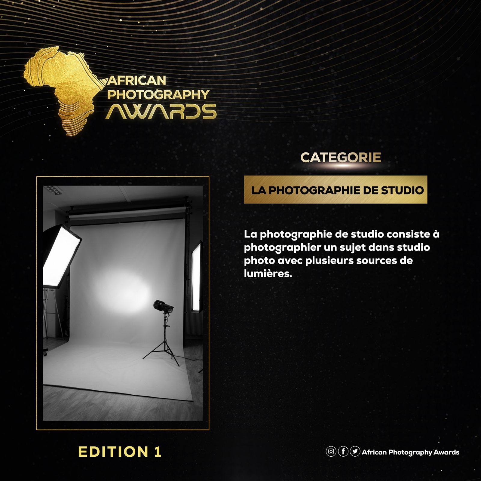 Photographie de studio