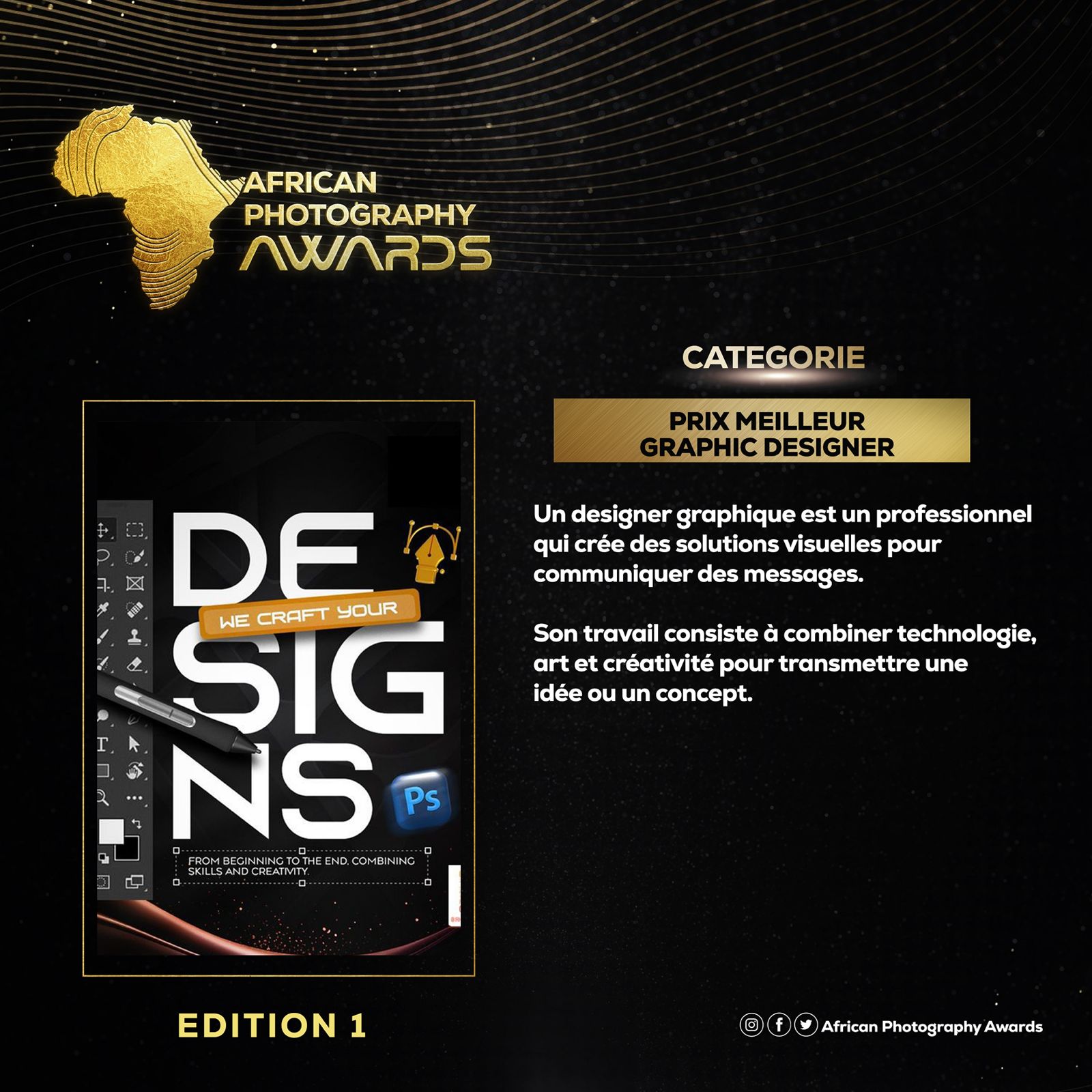 Prix meilleur Graphic Designer